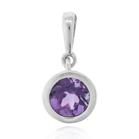 Ciondolo in argento con Quarzo Mirtillo