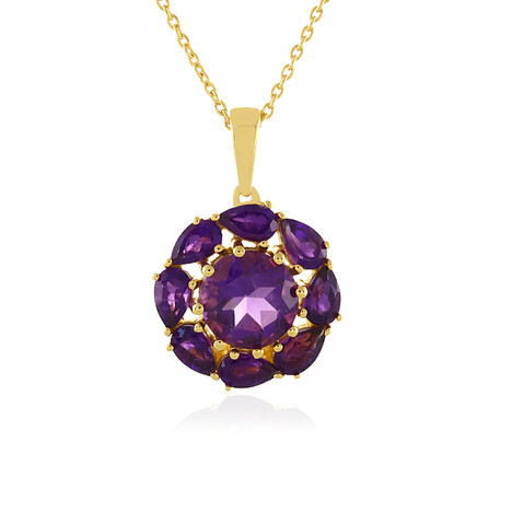 Amethyst-Silberhalskette