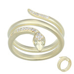 Bague en argent et Péridot (Adela Silber)