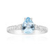 Bague en or et Aigue-Marine du Brésil AAA (CIRARI)