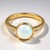 Anello in oro con Opale di Welo AAA (CIRARI)