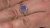 Bague en argent et Tanzanite