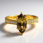 Anello in oro con Tanzanite (non riscaldata)