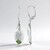 Orecchini in argento con Diopside Russo (SAELOCANA)