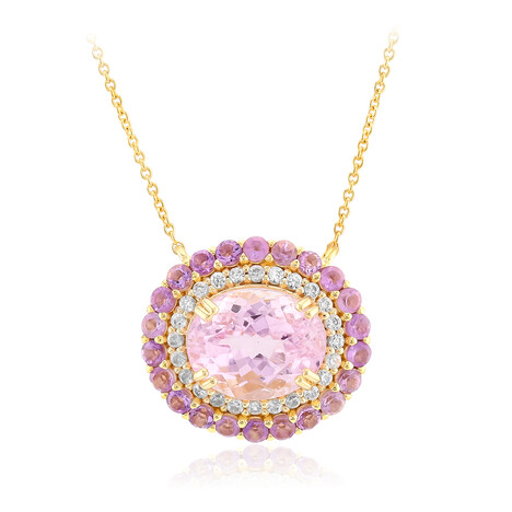 Collana in argento con Kunzite