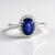 Anello in argento con Cianite del Nepal