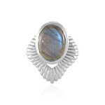 Labradorit-Silberanhänger (MONOSONO COLLECTION)