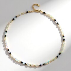 Collana in argento con Opale di Welo