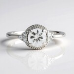 Anello in argento con Zircone