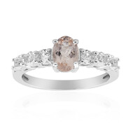 Anello in argento con Morganite