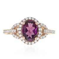 Bague en or et Grenat Rhodolite (CIRARI)