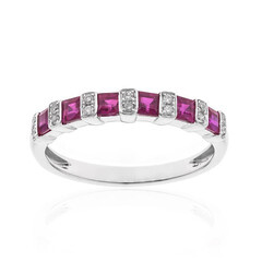 Bague en or et Rubis AAA du Mozambique (CIRARI)