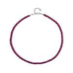 Collana in argento con Rubino Mozambico