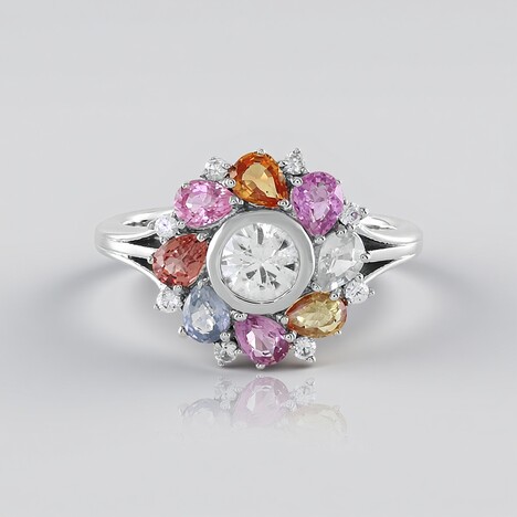 Anello in argento con Zircone
