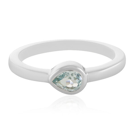 Anello in argento con Topazio Blu Cielo