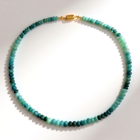 Collana in argento con Grandidierite (Adela Silber)