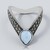 Anello in argento con Topazio Blu Cielo (Annette classic)