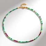 Collana in argento con Smeraldo Socoto