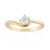 Gouden ring met een Diamant SI1 (G) (Annette)