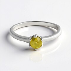 Anello in argento con Sfene