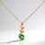 Collana in oro con Tsavorite del Kenya (CIRARI)