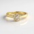 Anello in argento con Diamante Cioccolato I2