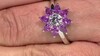 Zilveren ring met een zirkoon