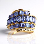 Anello in argento con Tanzanite (Gems en Vogue)