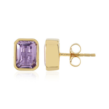 Lavendel-Amethyst-Silberohrringe