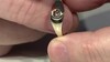 Anillo en oro con Diamante champán I2