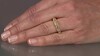 Zilveren ring met witte topaasstenen