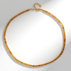 Collana in argento con Tormalina Gialla