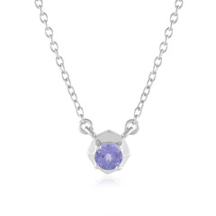 Collier en argent et Tanzanite (de Melo)