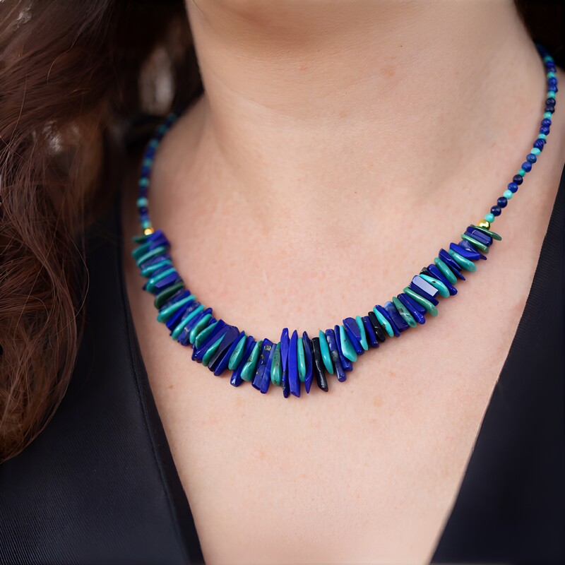 Collana in argento con Lapislazzuli