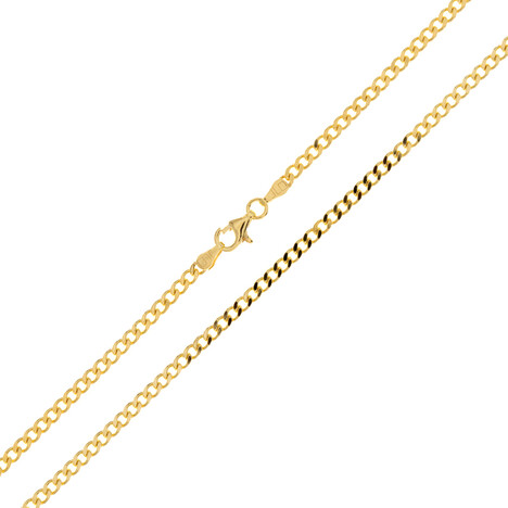 Silber-Panzerkette - 9,21 g - 55 cm