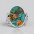Anello in argento con Gemma