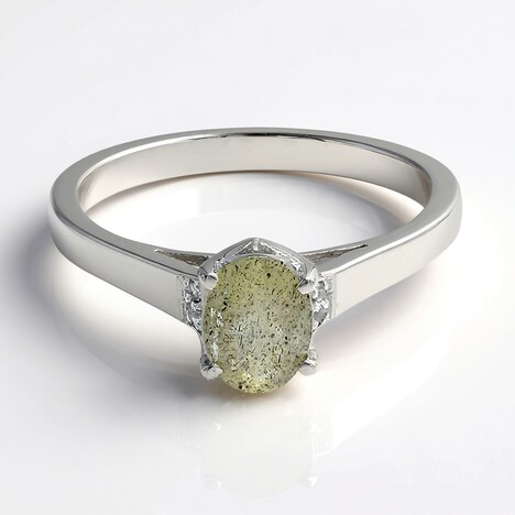 Anello in argento con Labradorite