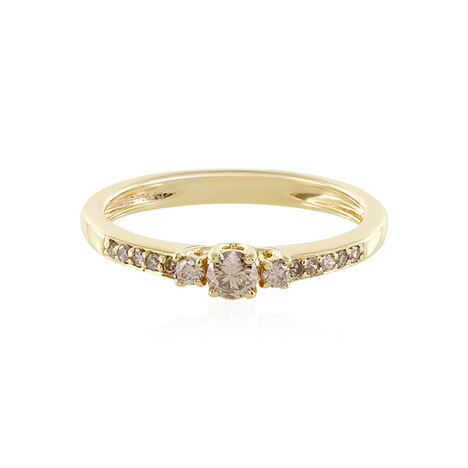 Anillo en plata con Diamante I3 champán