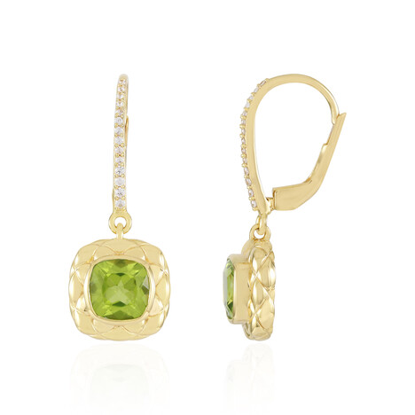 Peridot-Silberohrringe (de Melo Essence)