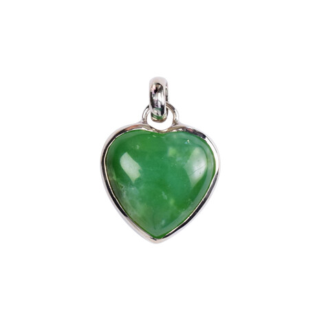 Chrysoprase Silver Pendant
