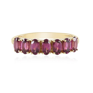 Anillo en plata con Rodolita Naktamunda