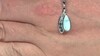 Collar en plata con Larimar (KM by Juwelo)