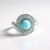 Anello in argento con Larimar (KM by Juwelo)