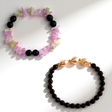 Bracciale con Ematite Dorata
