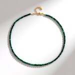 Collana in argento con Malachite