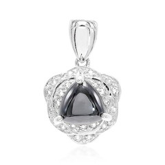 Ciondolo in argento con Ematite Nera