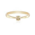 Anillo en oro con Diamante chocolate I2 (SUHANA)