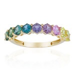 Gouden ring met saffieren (CIRARI)