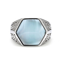 Larimar-Silberring