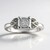 Anello in argento con Diamante I2 (J) (Annette classic)